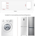Washing Machine Cover Washing Machine Cover Dust Cover Refrigerator Microwave Oven Cover with Side Storage Bags Cover Cloth for Home Appliances (Color : D) (B)